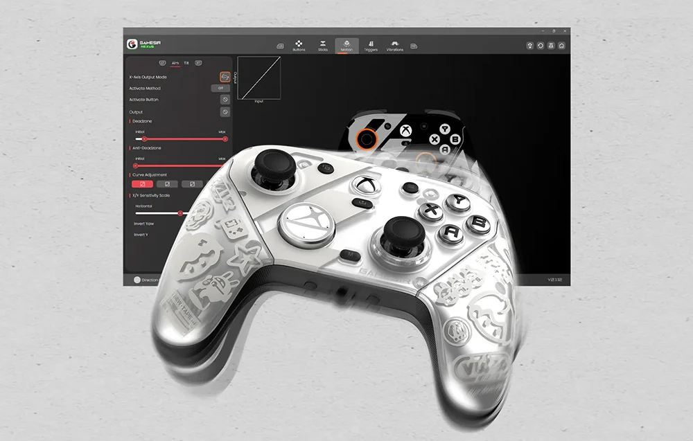 Dodatkowe przyciski i personalizacja kontrolera GameSir G7 Pro